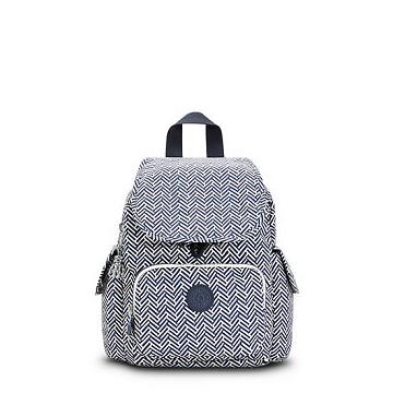 Kipling City Pack Mini Printed Backpacks Urban Chevron | CA 1494SG